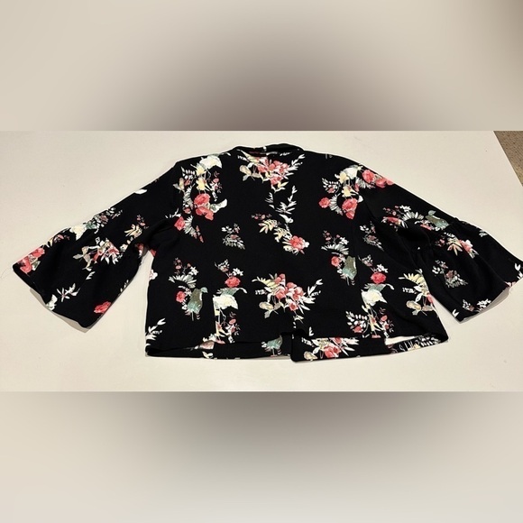 Maurices Black Floral Blazer - Picture 2 of 3